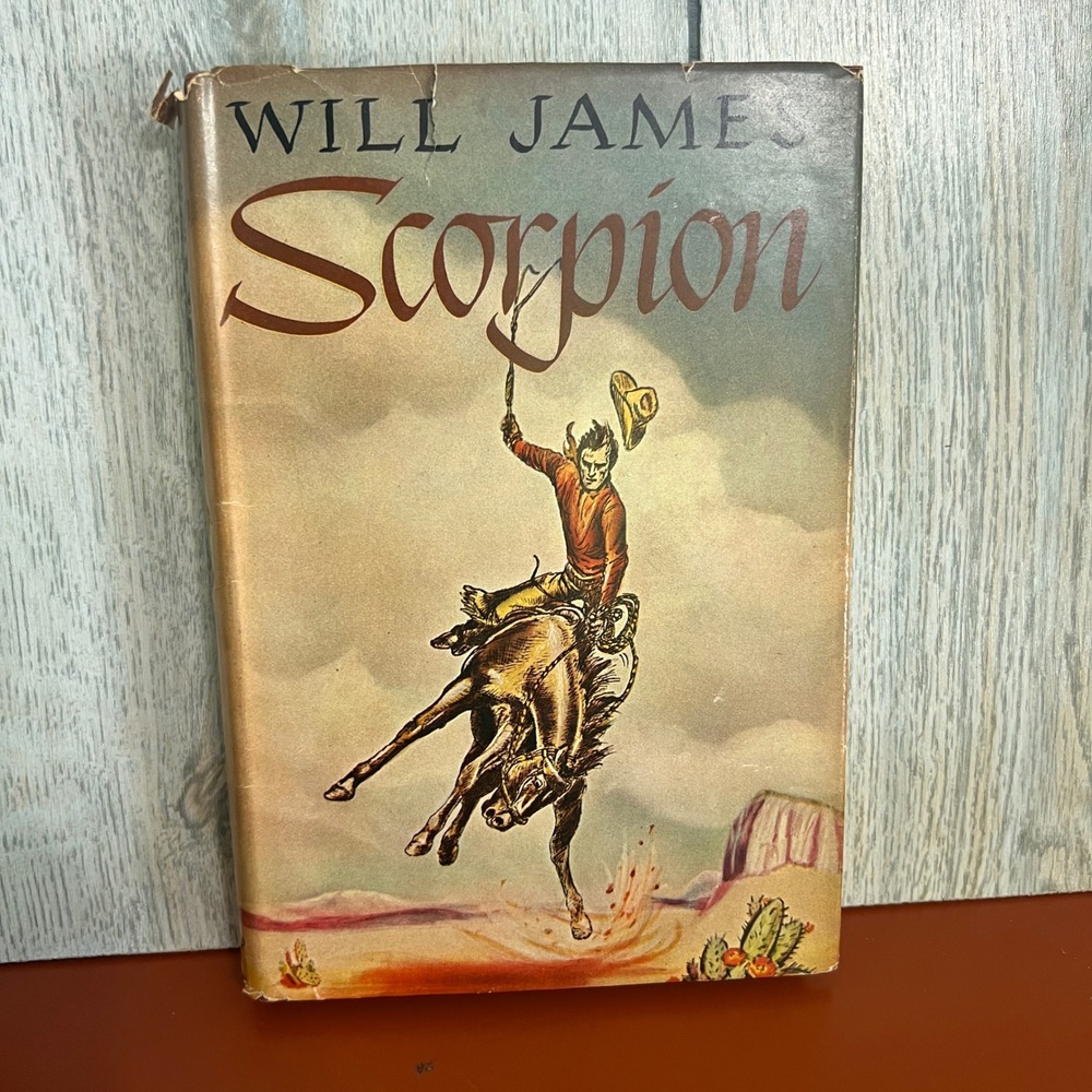 Will James Scorpion A Good Bad Horse HC Book Grosset & Dunlap 1936 Western